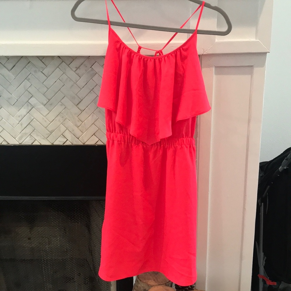 American Eagle hot pink dress